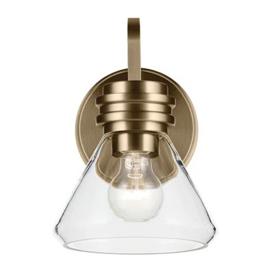9.5" 1-Light Wall Sconce with Clear Glass | Wayfair North America