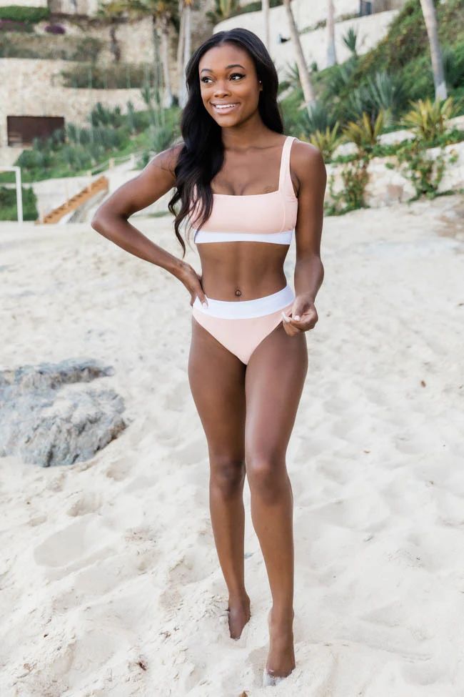 Match Made In Paradise Pink Bikini Bottom | The Pink Lily Boutique