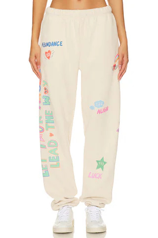 Angels All Around You Sweatpants in Cream | Revolve Clothing (Global)