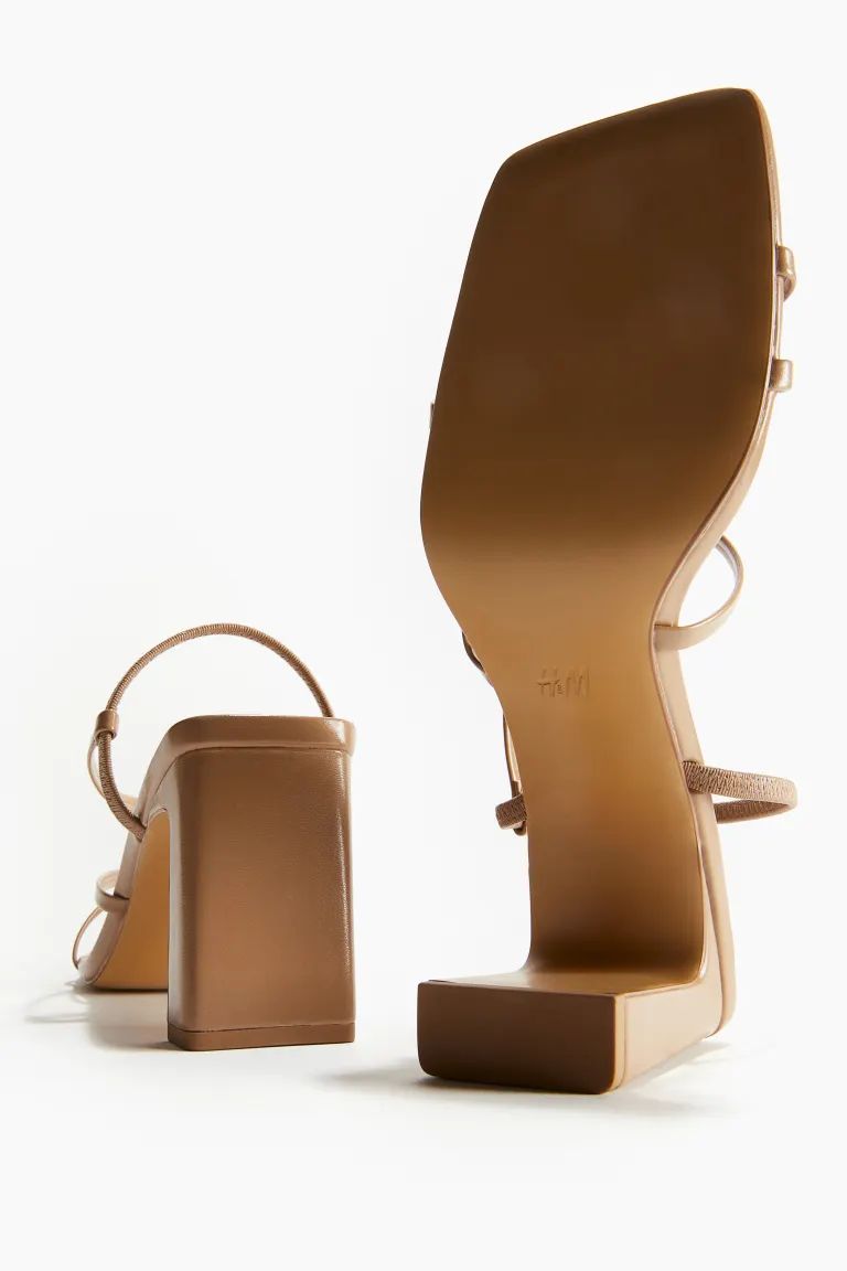 Block-heeled sandals | H&M (UK, MY, IN, SG, PH, TW, HK)