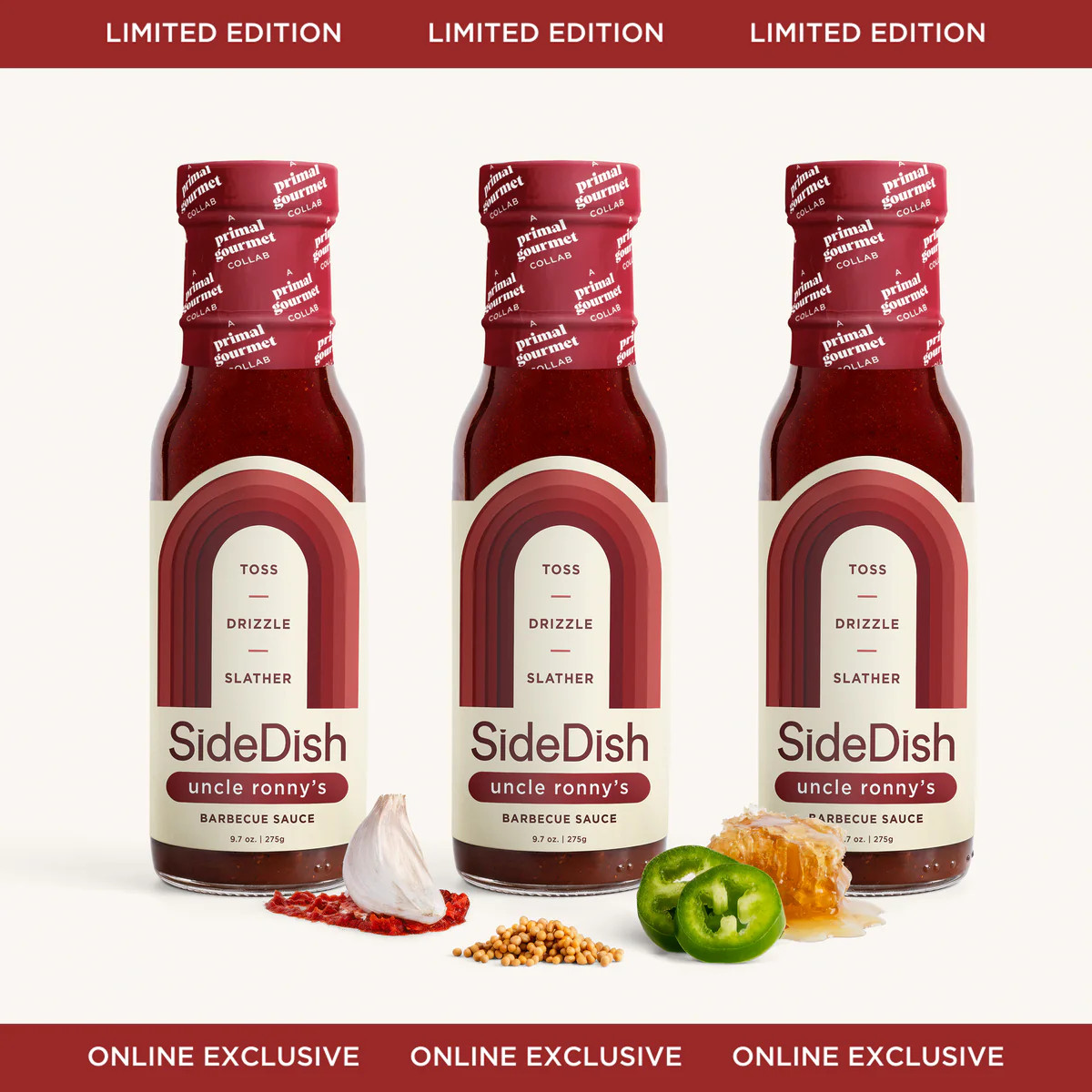 Uncle Ronny's BBQ Sauce (3 Pack) | SideDish by Alex Snodgrass | Side Dish