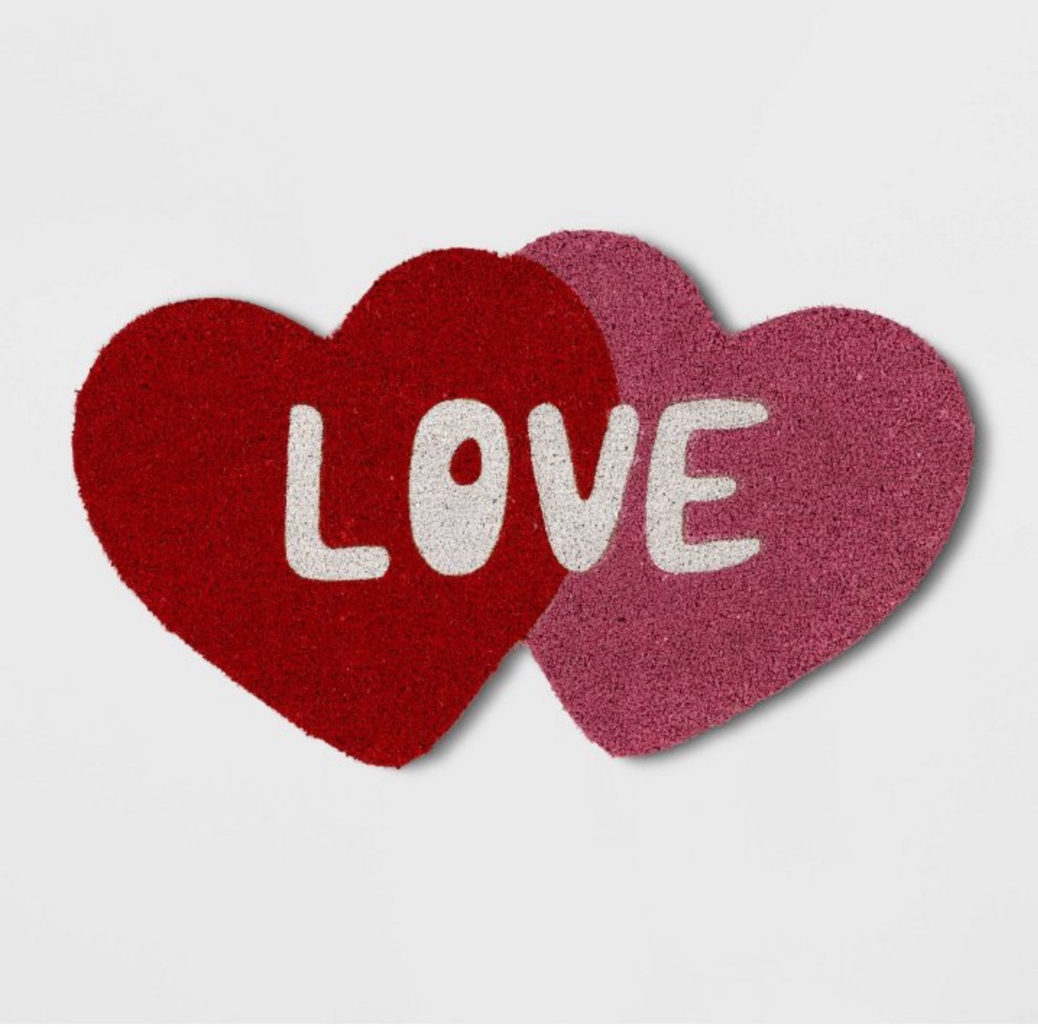 New $13.00 Heart shaped door mat! So cute! #valentinesdecor#targethaul#targethome

#LTKSeasonal #LTKSaleAlert #LTKFindsUnder50