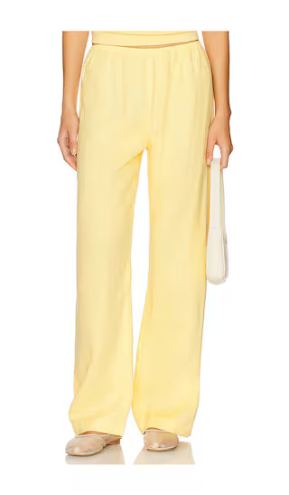 The Linen Simple Pant in Butter | Revolve Clothing (Global)