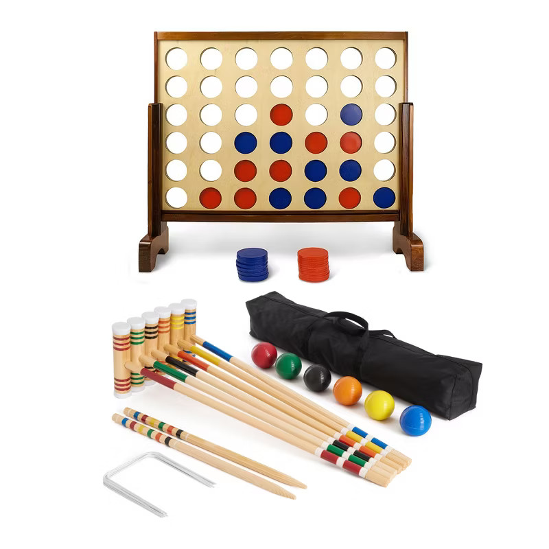 YardGames 3 x 2 Feet Giant 4 In a Row Yard and Backyard Multiplayer Outdoor Game and Premium Outd... | Target