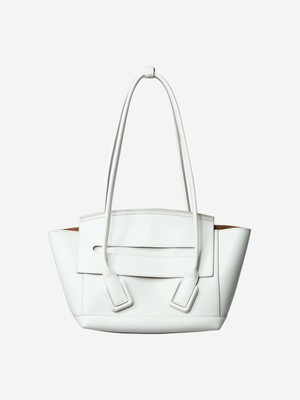 Bottega Veneta White Arco top handle bag  | eBay | eBay UK