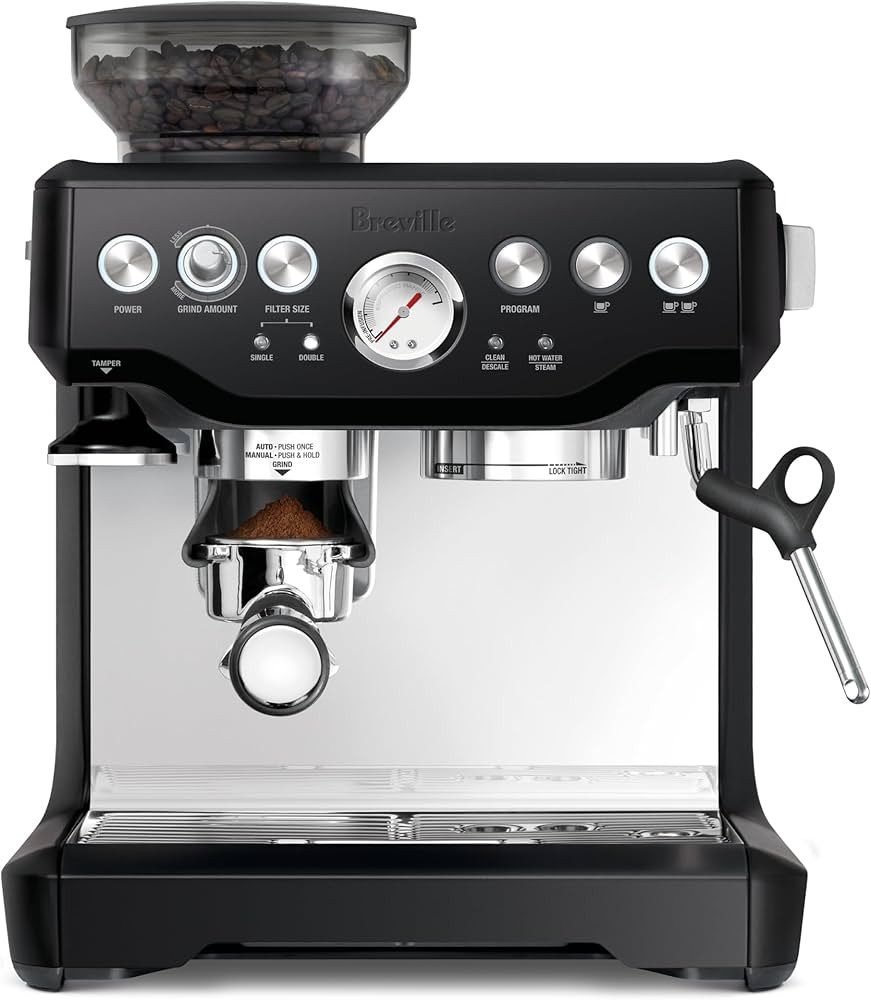 Breville Barista Express Espresso Machine BES870BTR, Black Truffle | Amazon (US)