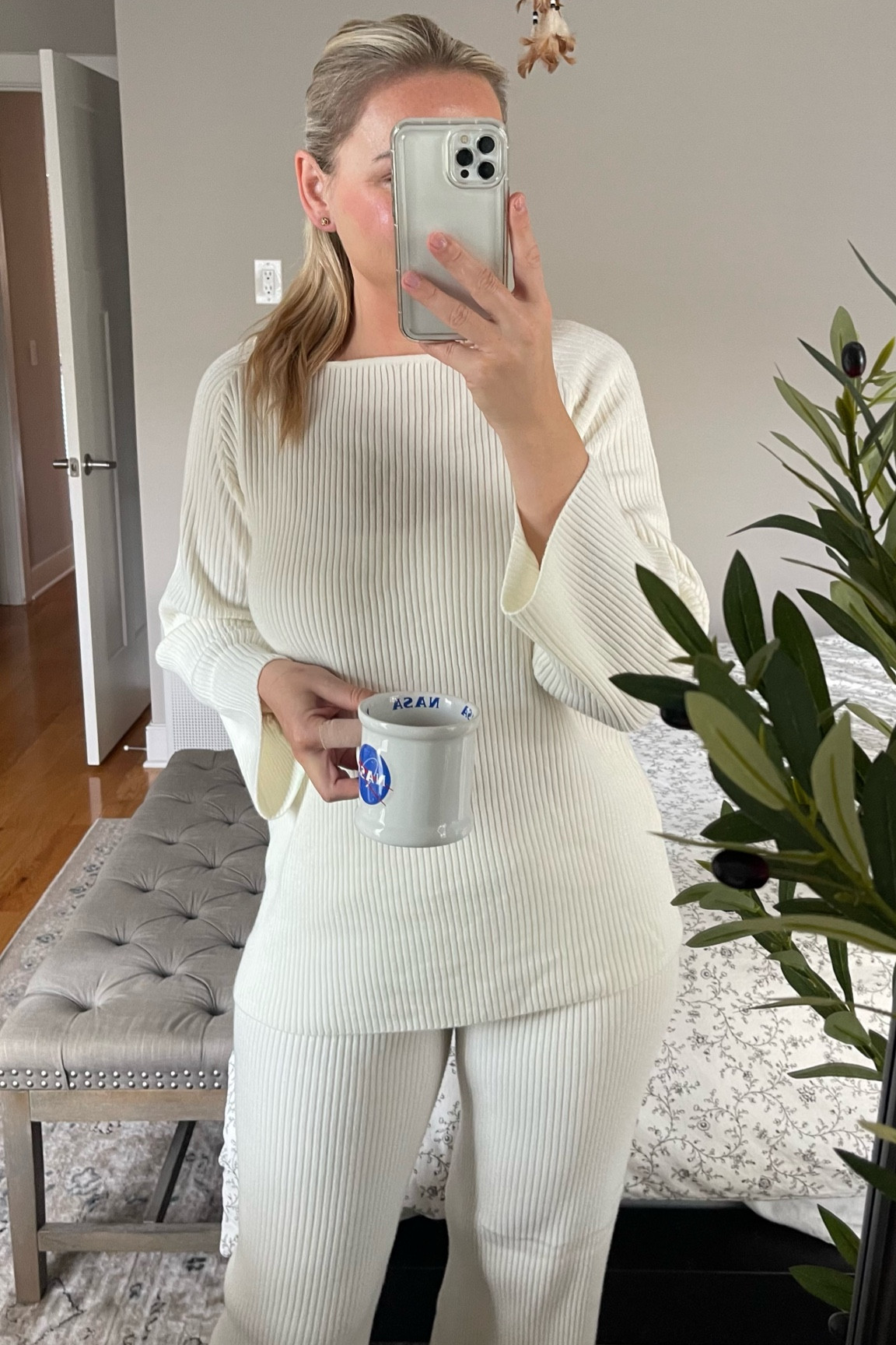 WFH look | RIB-KNIT LOUNGE SET 

#LTKStyleTip #LTKHoliday #LTKWorkwear