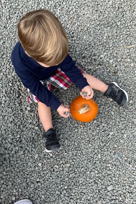 Picking out pumpkins. We size up in these polos - they’re the perfect transition piece and layer great under sweaters. 

#fall #fallfashion #toddlerstyle #pumpkinpicking 

#LTKSeasonal #LTKHalloween #LTKkids