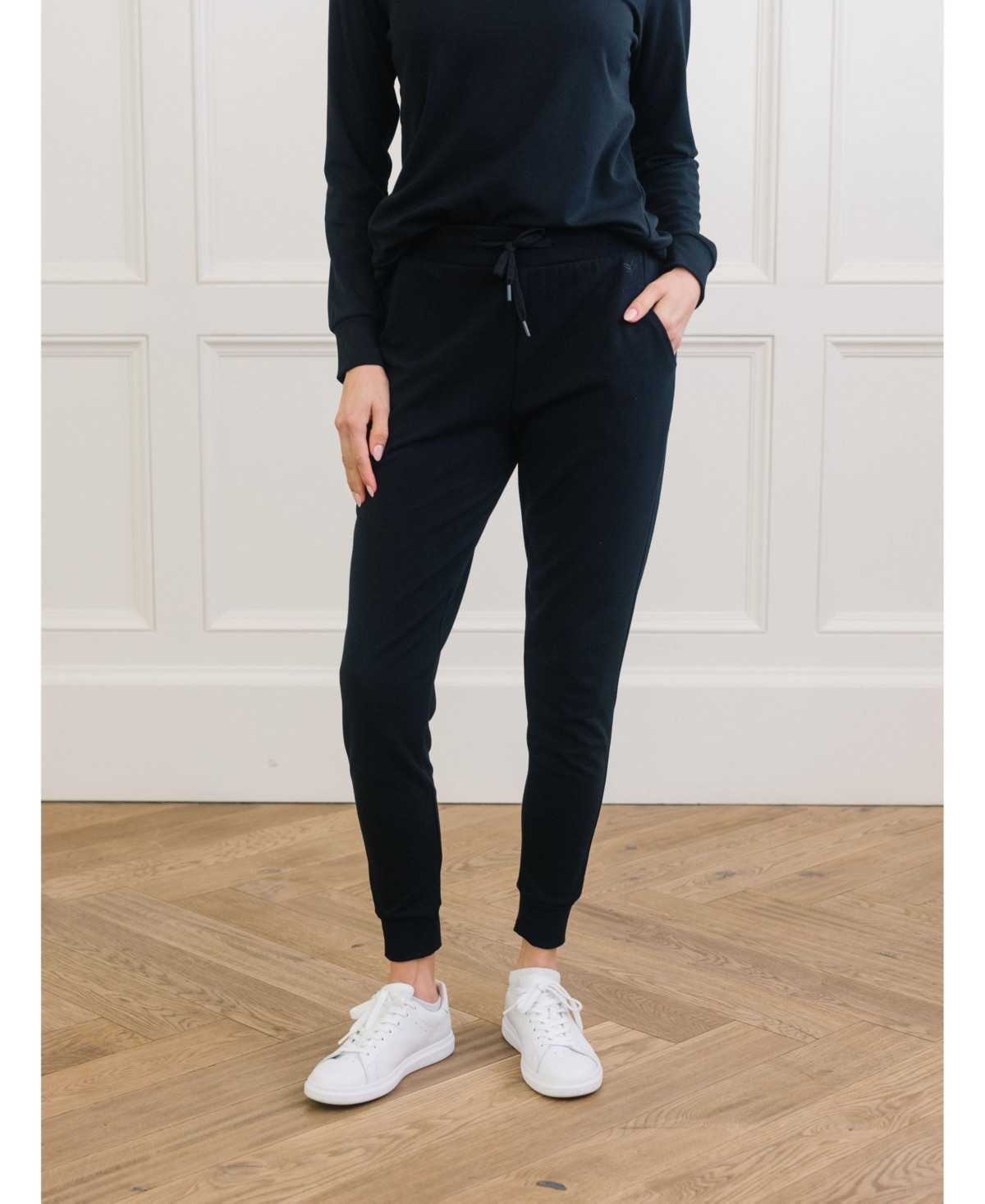 Cozy Earth Women's Viscose from Bamboo Ultra-Soft Jogger Pant - Black | Macy's