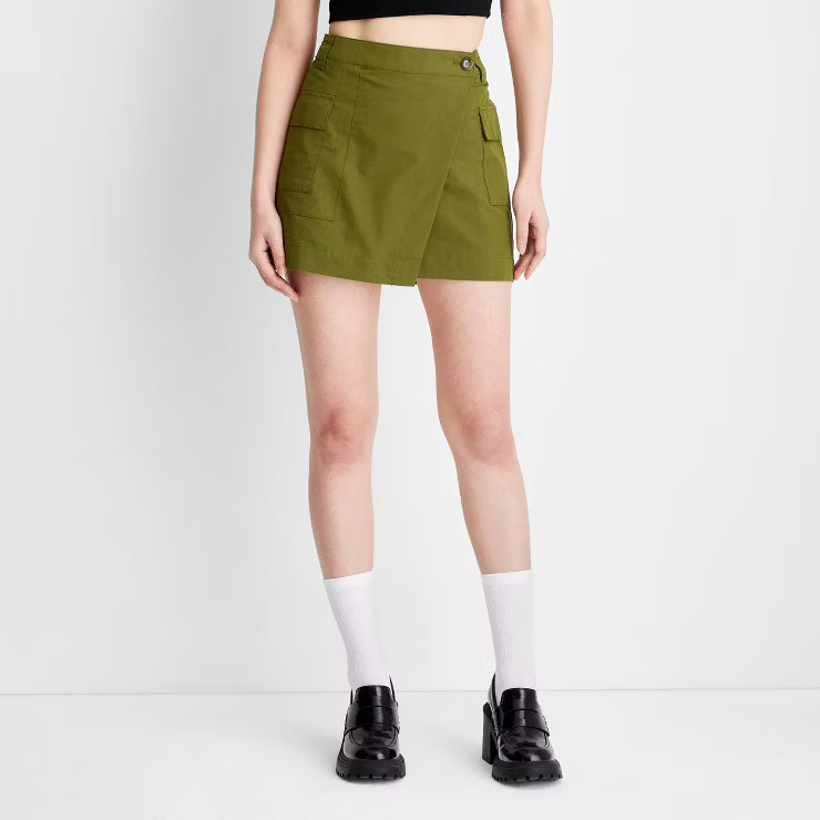 Women's High-Rise Cargo Mini Skirt - Future Collective™ with Gabriella Karefa-Johnson | Target