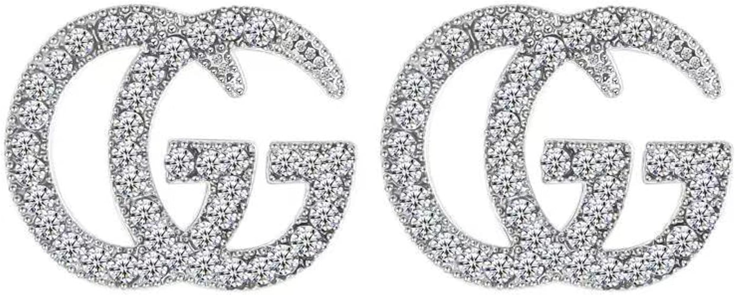 GG Earrings G Letter Earrrings Initial Earrings Hypoallergenic fashion earring trendy earrings Daint | Amazon (US)
