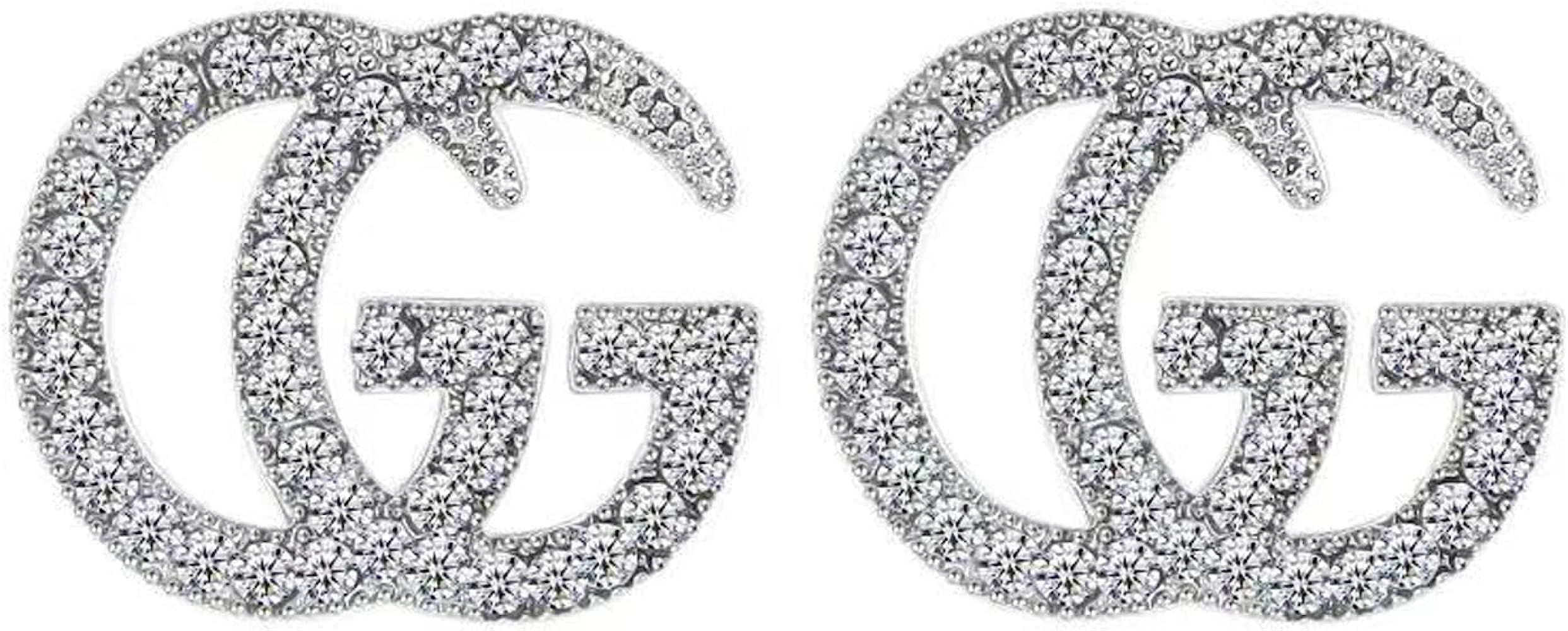 GG Earrings G Letter Earrrings Initial Earrings Hypoallergenic fashion earring trendy earrings Daint | Amazon (US)