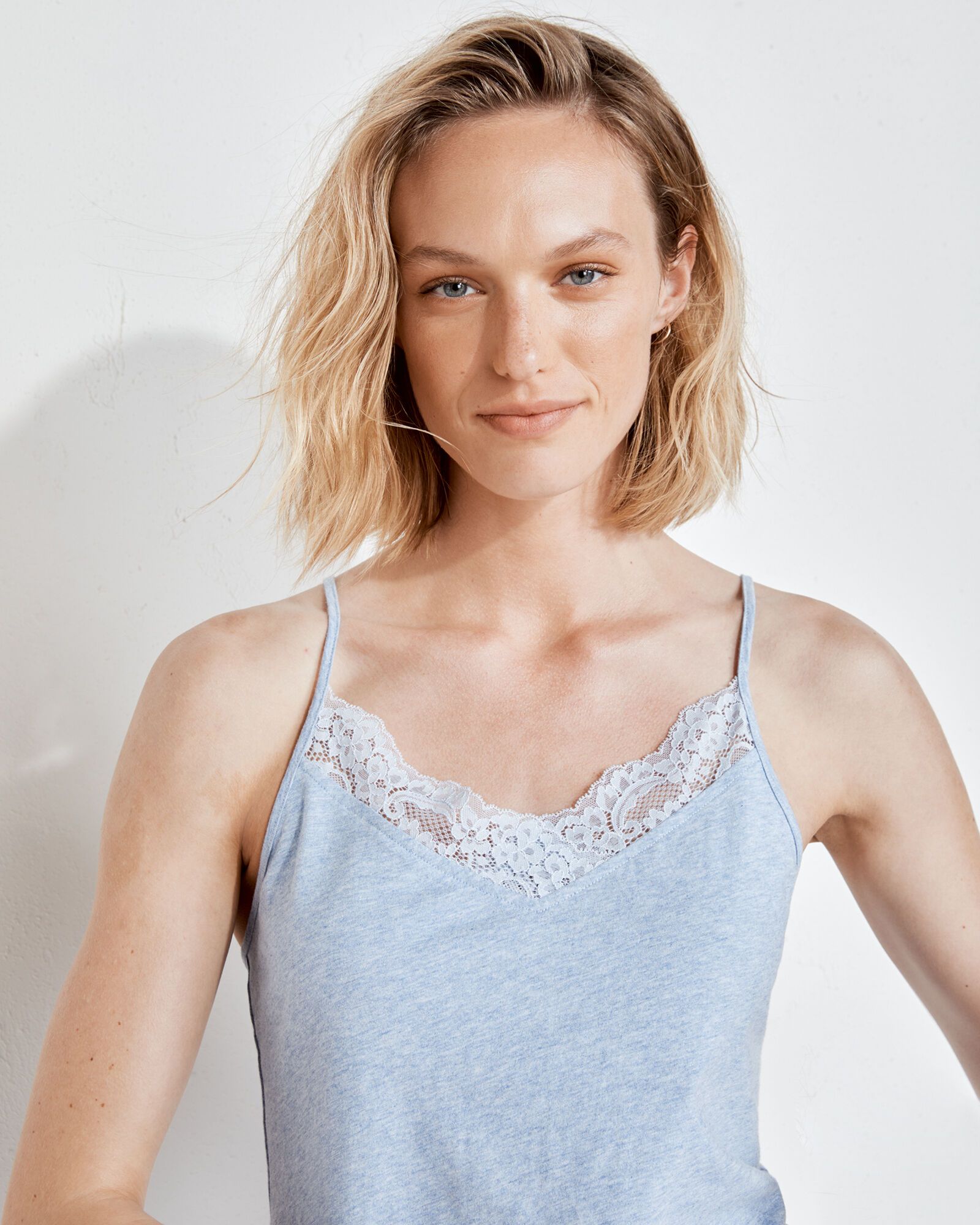 Organic Cotton Jersey Lace Cami | Haven Well Within
