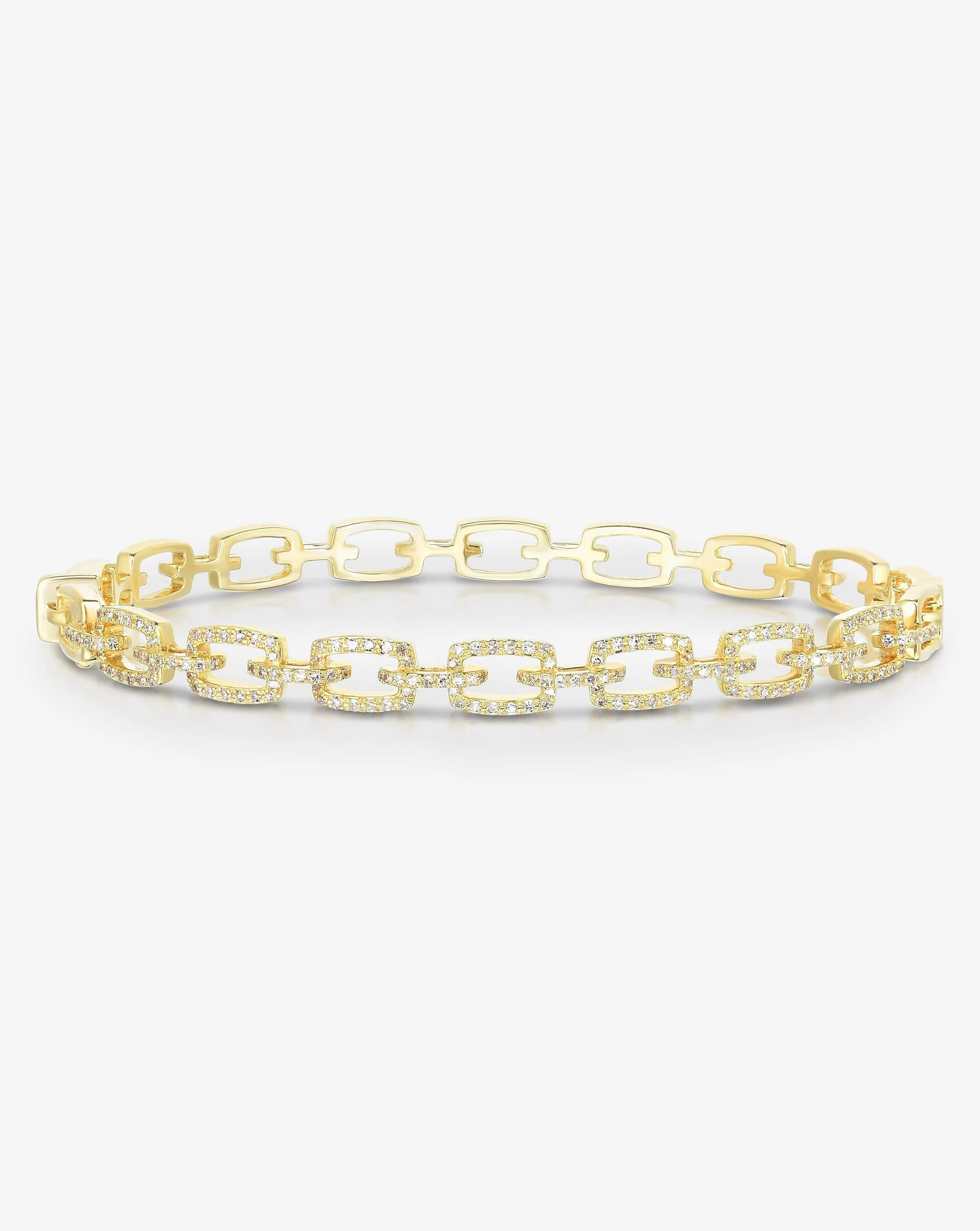 Diamond Link Bangle | Ring Concierge
