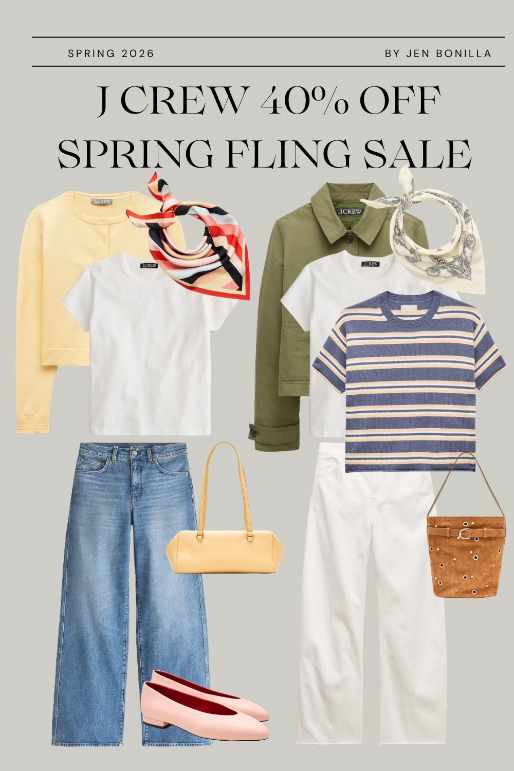 Classic pieces like a striped tee and white pants always work, but adding pastel layers, light knits, and simple accessories makes everything feel more current for spring. Easy, wearable outfits you can mix and repeat. All from @jcrew Spring Fling 40% off sale. 

#LTKootd #LTKgrwm #LTKSaleAlert