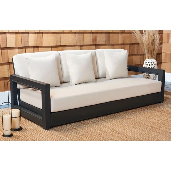 Melrose 76.8'' Wide Outdoor Patio Sofa with Cushions | Wayfair North America