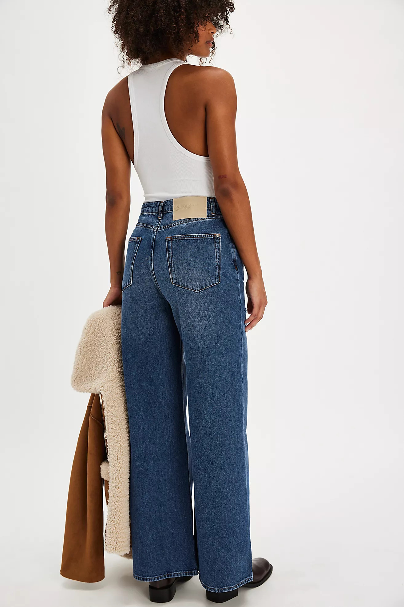 OneTeaspoon Love Machines Super Wide-Leg Jeans | Free People (Global - UK&FR Excluded)