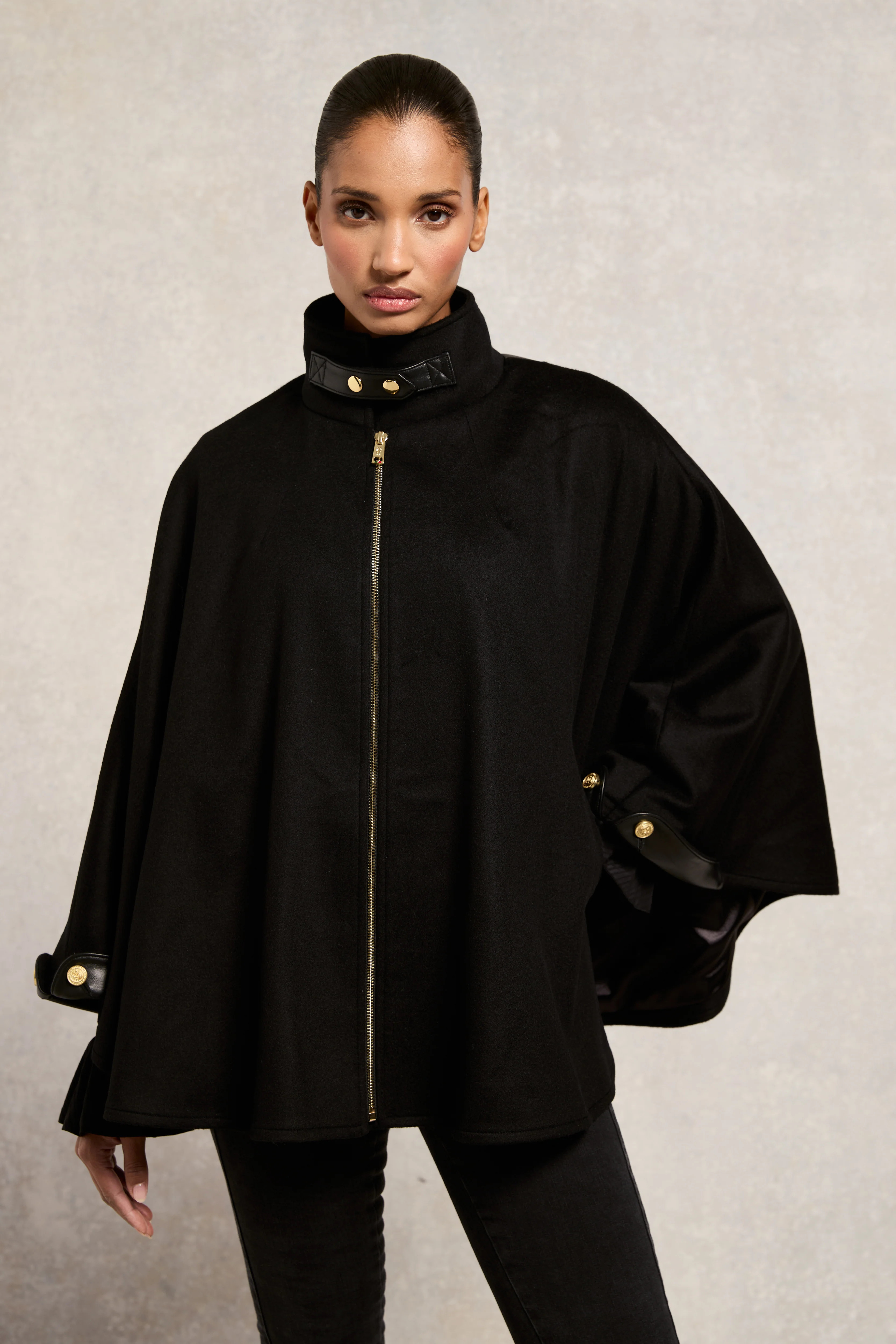 The Classic Cape (Black) | Holland Cooper