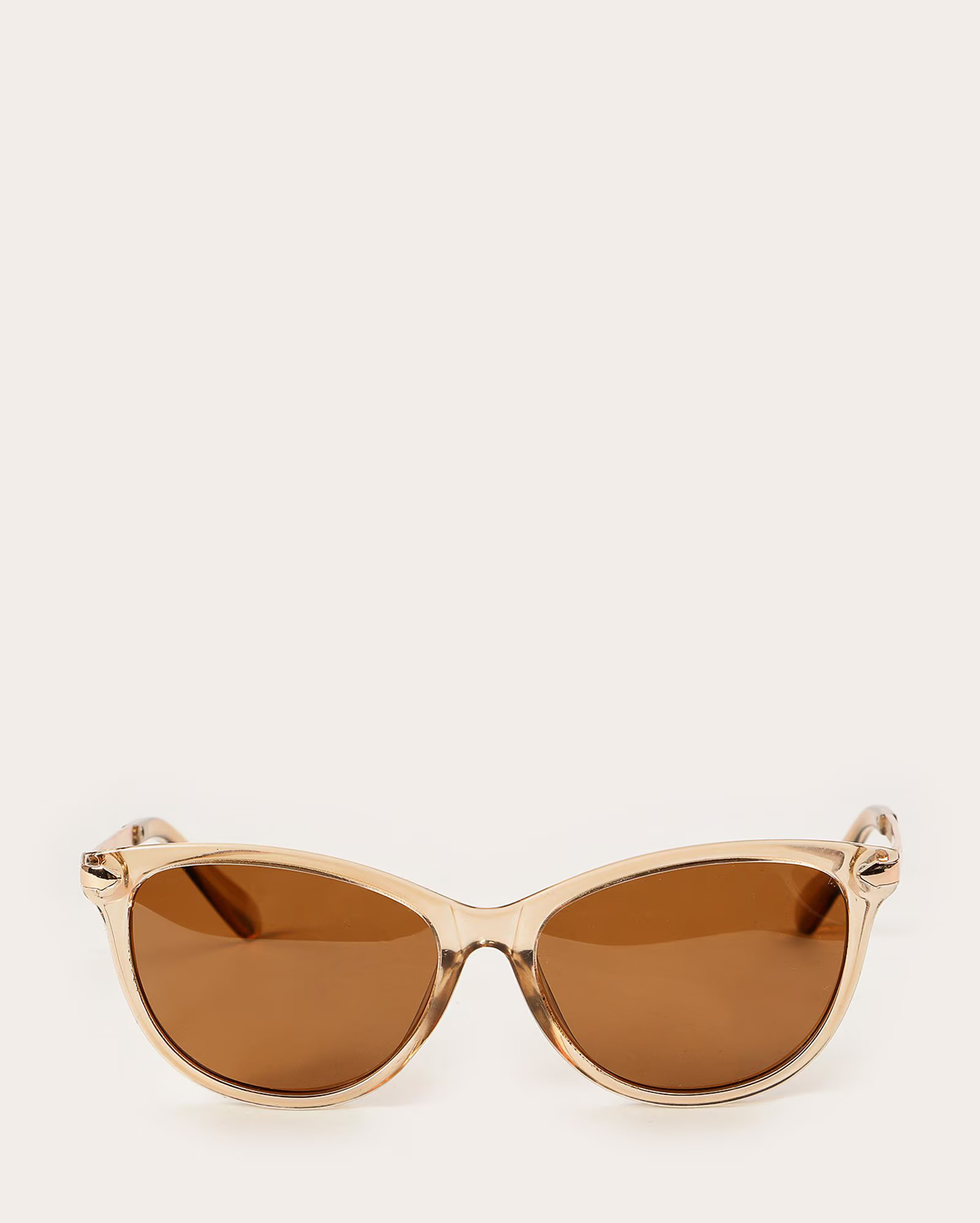 Óculos de sol feminino gatinho em acetato - bege | Riachuelo (BR)
