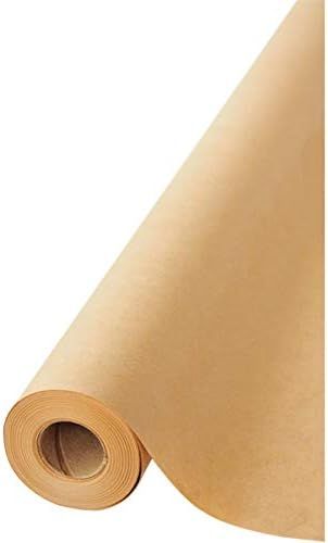 Brown Kraft Paper Jumbo Roll 17.75\u201d x 1200\u201d (100ft) Made in USA- Ideal for Gift Wrappin... | Amazon (US)