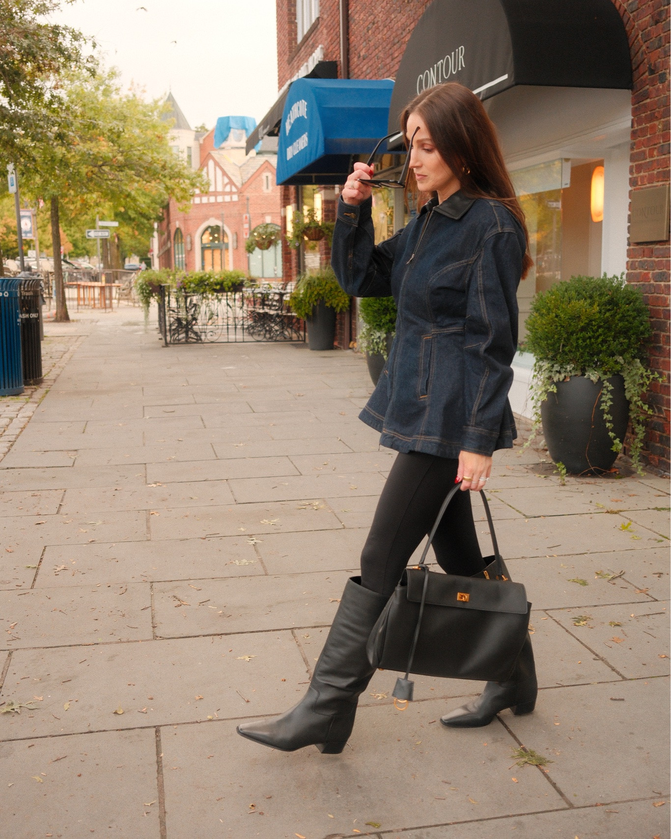 Favorite $38 peplum jacket! Styled with my favorite boots. Jacket true to size and boots sized up half a size.