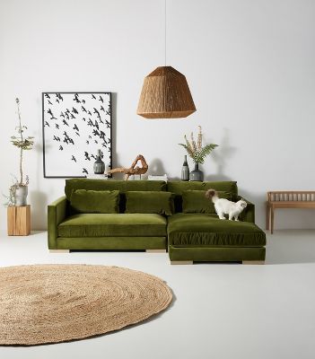 Relaxed Sunday Chaise Sectional | Anthropologie (US)