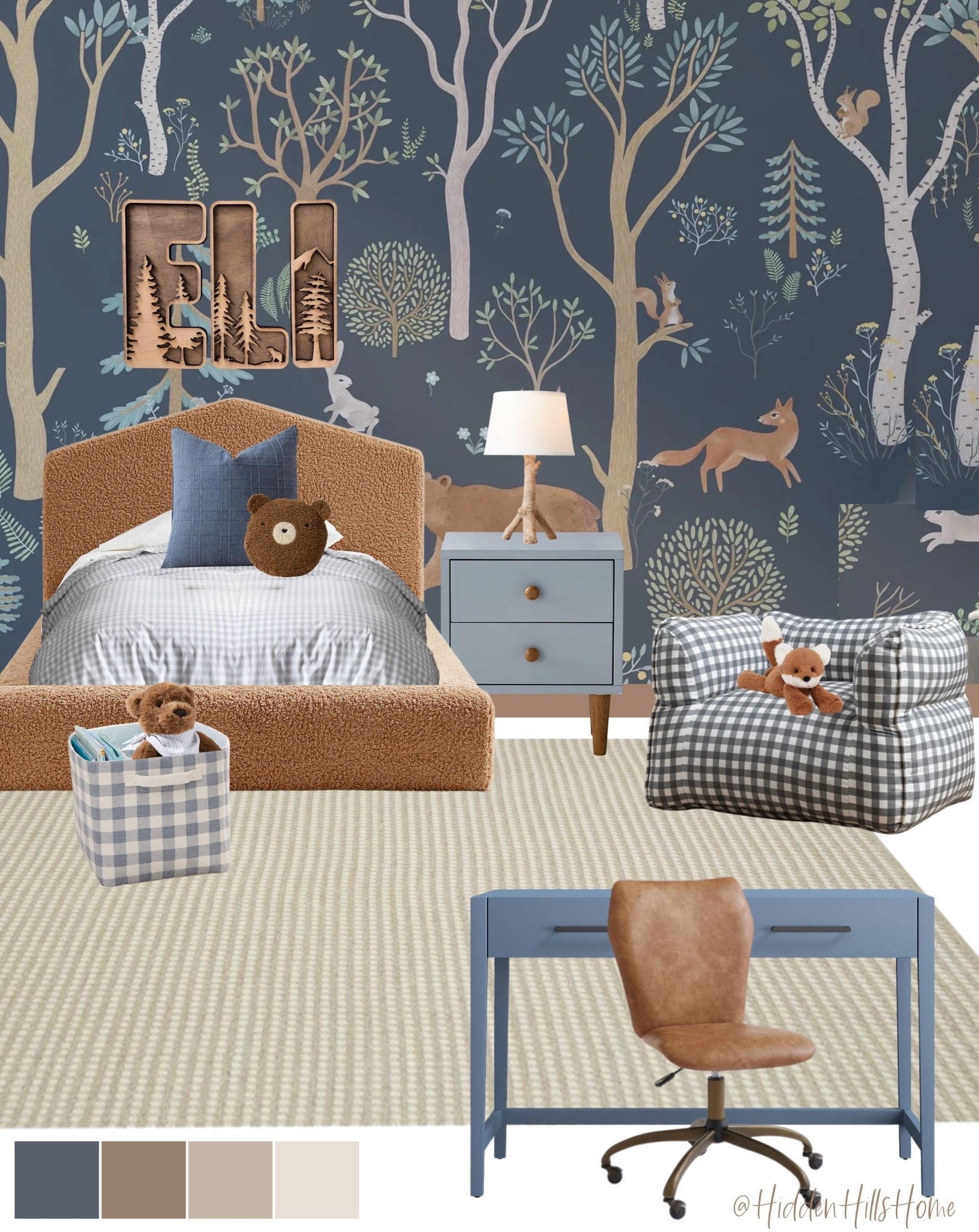Boys bedroom decor, boys room decor mood board, kids bedroom, toddler bedroom ideas, home decor, wilderness themed bedroom inspiration, bedding, nightstands #boysroom

#LTKHome #LTKSaleAlert #LTKKids
