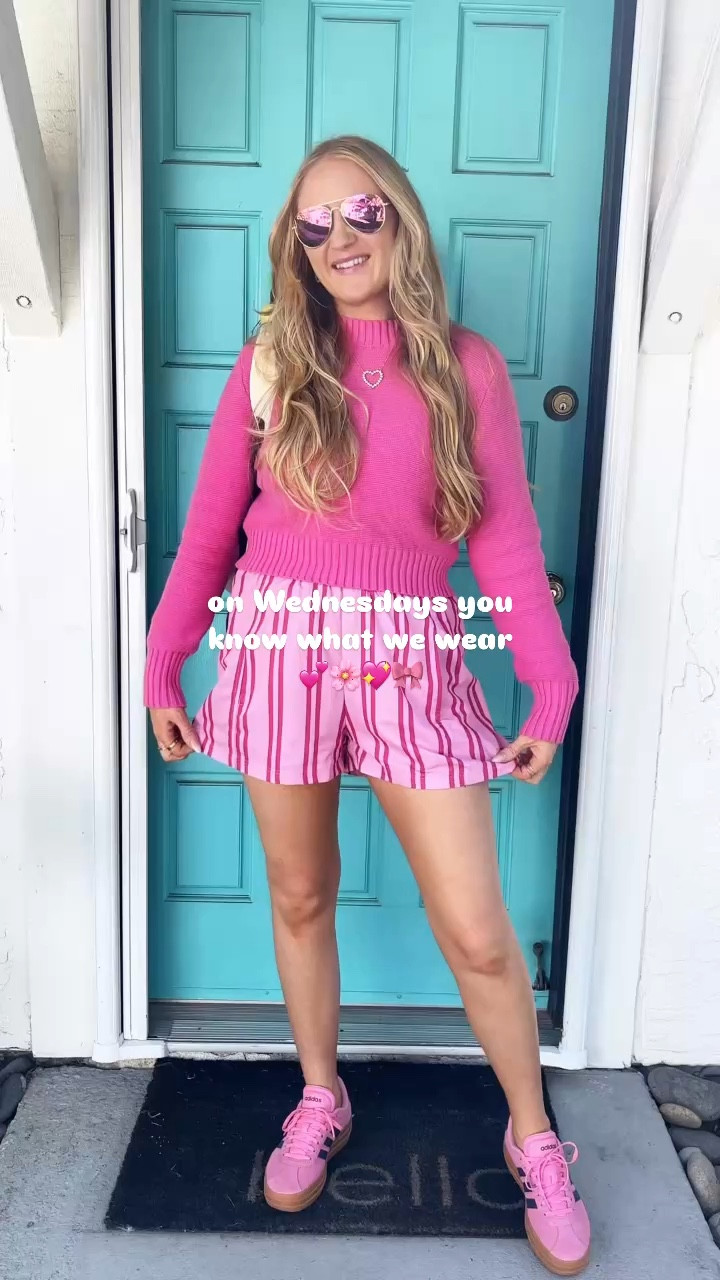 Colorful casual dopamine dressing free people style look for less 💕

Wearing L in sweater and M in shorts (part of set) at 150 lbs and 5’7” for reference. Shoes recommend sizing half size down. 

Colorful style, dopamine dressing, pink outfit, free people style, free people look for less, striped set, viral striped set, Amazon matching set, spring sets, spring matching sets, bow tie shirt, peplum top, pink sneakers, puffer backpack, casual style, elevated casual, mom outfit, pink outfit, spring ootd, spring style, Amazon spring style

#LTKFindsUnder100 #LTKFindsUnder50 #LTKStyleTip