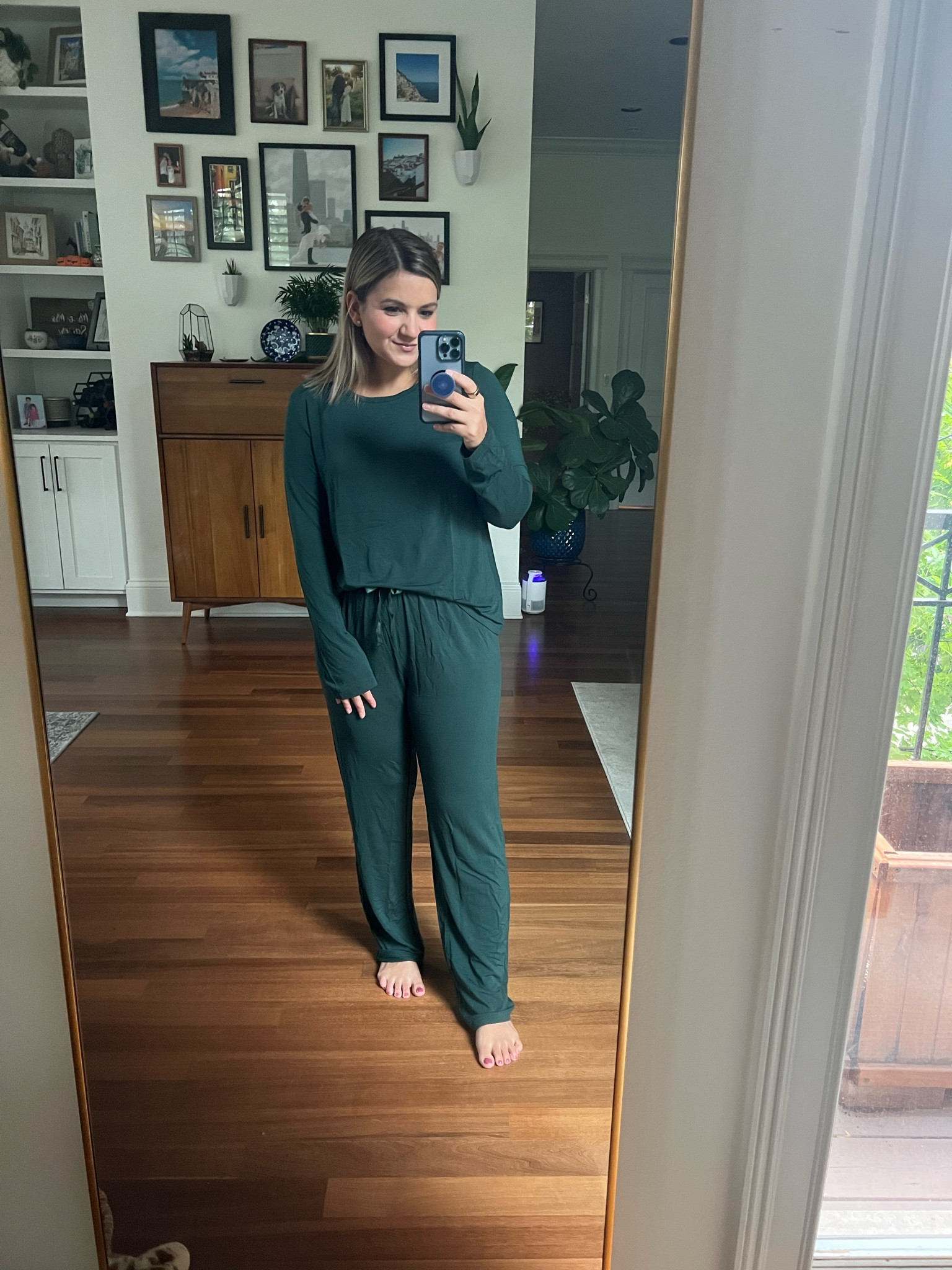 The softest pajamas ever - sized up to a medium for an extra cozy fit! Lightweight and silky feeling, perfect gift.

#LTKHoliday #LTKSeasonal #LTKGiftGuide