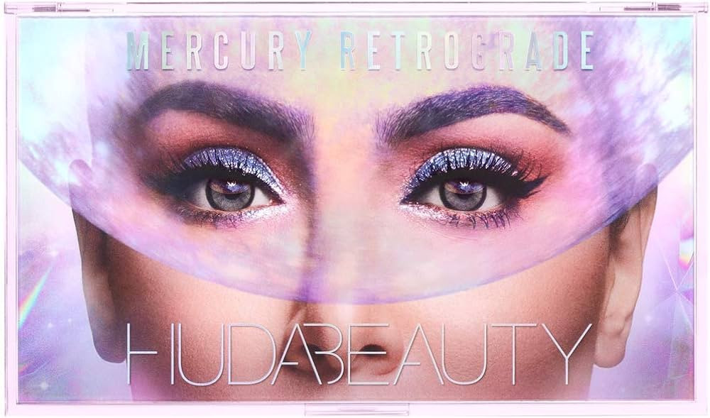 Huda Beauty Mercury Retrograde Eyeshadow Palette Women Eye Shadow 0.56 oz, Powder,Creamy | Amazon (US)