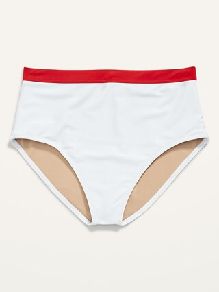 High-Waisted Classic Bikini Swim Bottoms for Women | Old Navy (US)