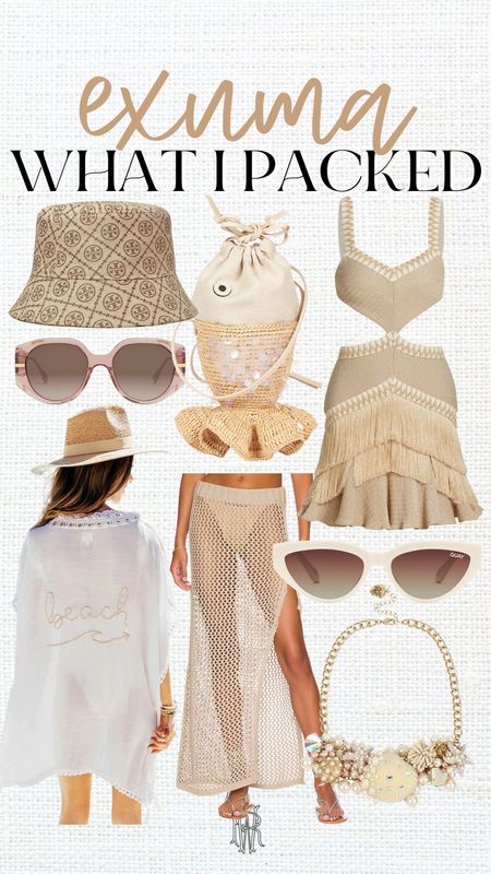 What I packed for the Bahamas - beach vacay - beach trip - neutral swim finds

#LTKstyletip #LTKtravel #LTKswim