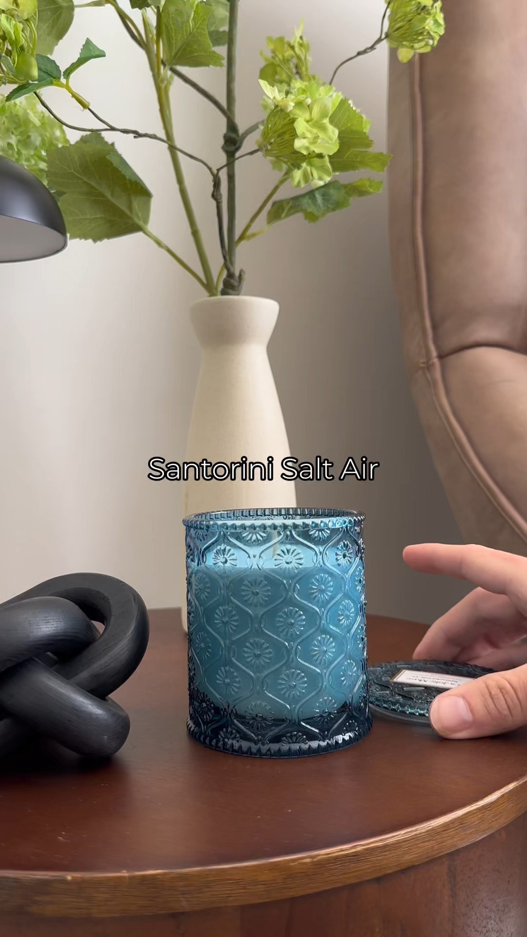 Burning on repeat this summer - Santorini Salt Air from La Jolie Muse 😍

A refreshing fragrance that opens with bright mandarin, bergamot, elemi, and salt air, transitions into a floral heart of sea daffodil, muguet, and rose, and finishes with the warm, woody notes of cedarwood, tuberose, and sandalwood

#LTKFindsUnder50 #LTKSeasonal #LTKHome