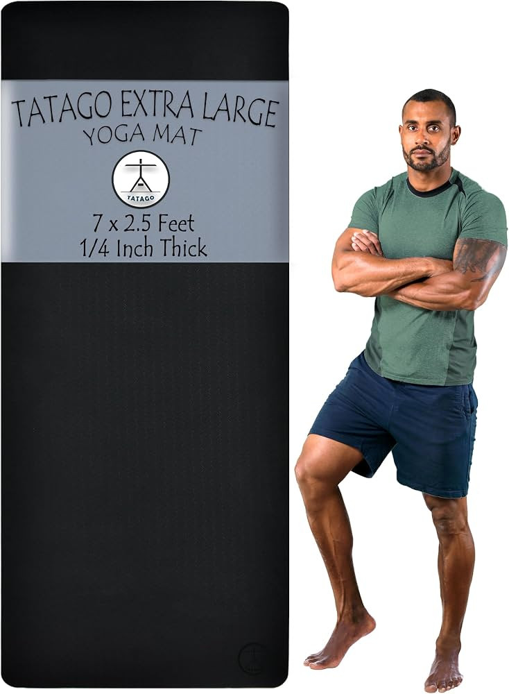 Tatago Extra Large Yoga Mat Thick Extra Wide and Long. Premium 7 Foot XL Yoga Mat for Men & Women... | Amazon (US)