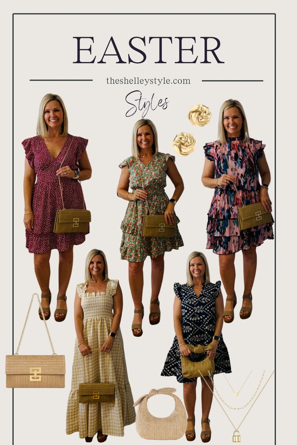 NORDSTROM & AMAZON EDIT FOR EASTER: Spring/easter dresses with accessories. 

#LTKSpringSale #LTKOver40 #LTKSeasonal