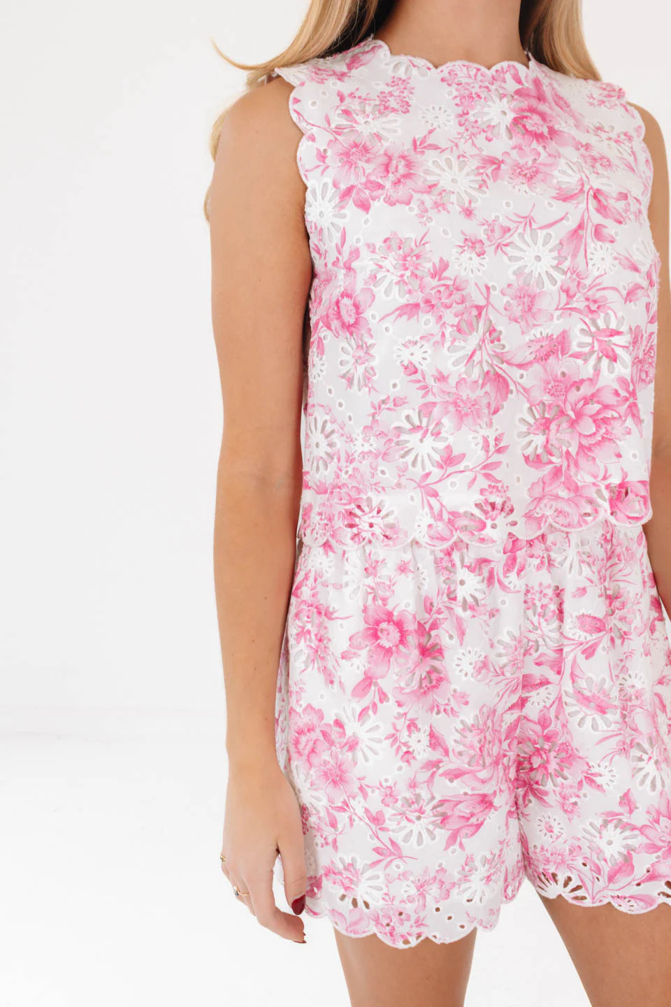 The Claire Eyelet Top | J.Marie