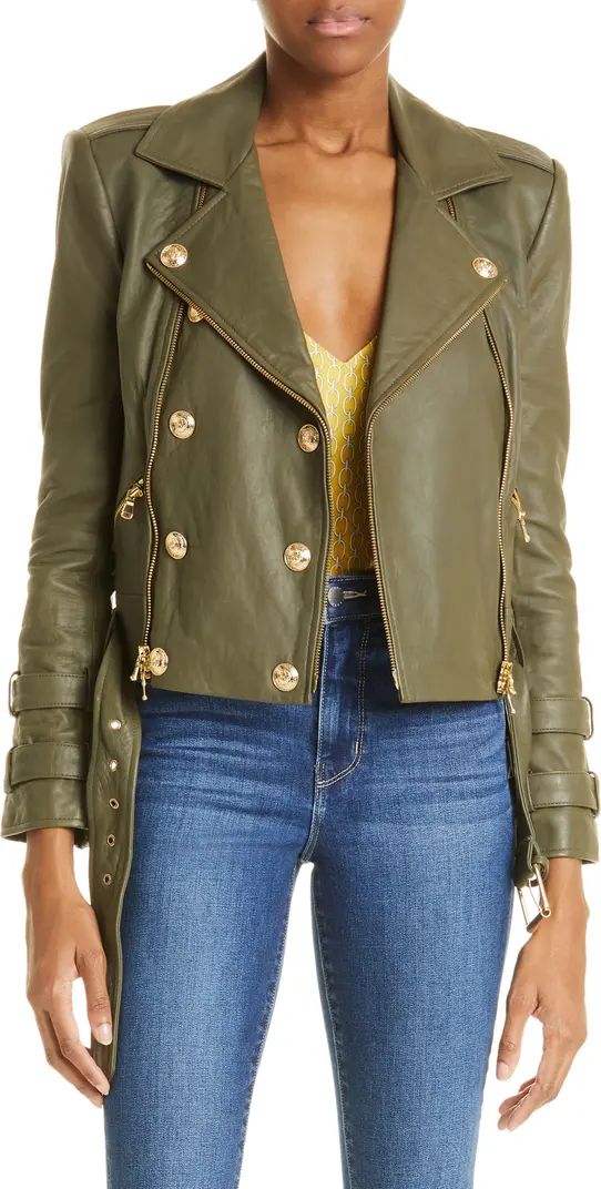 Billie Belted Leather Jacket | Nordstrom