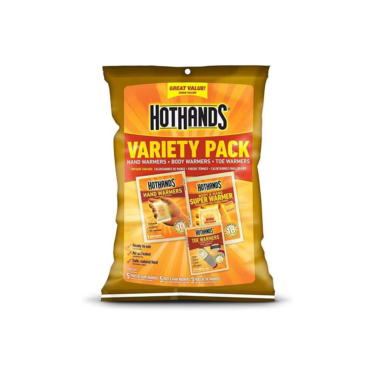 HotHands 13pk Hand Body Toe Warmers: Iron Material, 10-Hour Duration, 154°F Max, Hand & Feet War... | Target