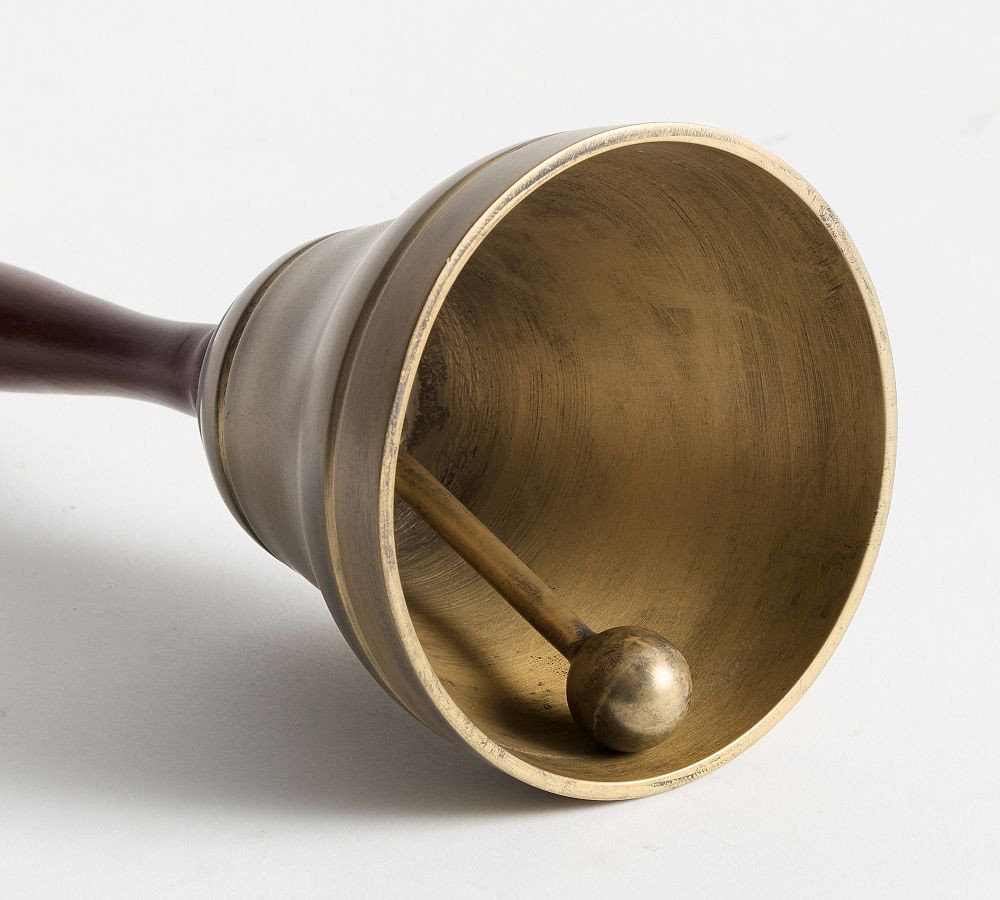 Antique Brass & Wood Bell | Pottery Barn (US)