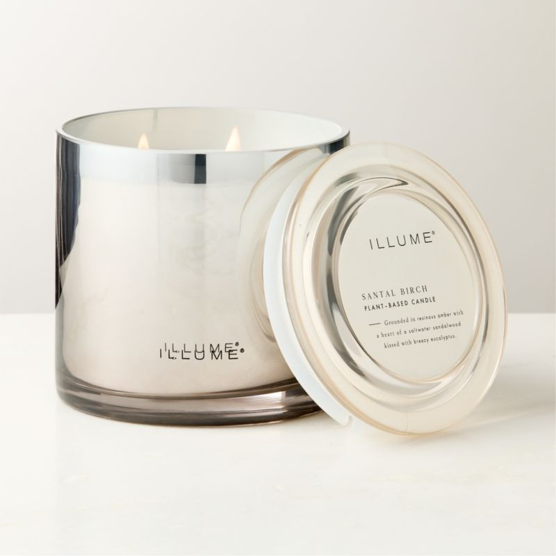 Illume Santal + Birch Scented Candle 20.8oz + Reviews | CB2 | CB2