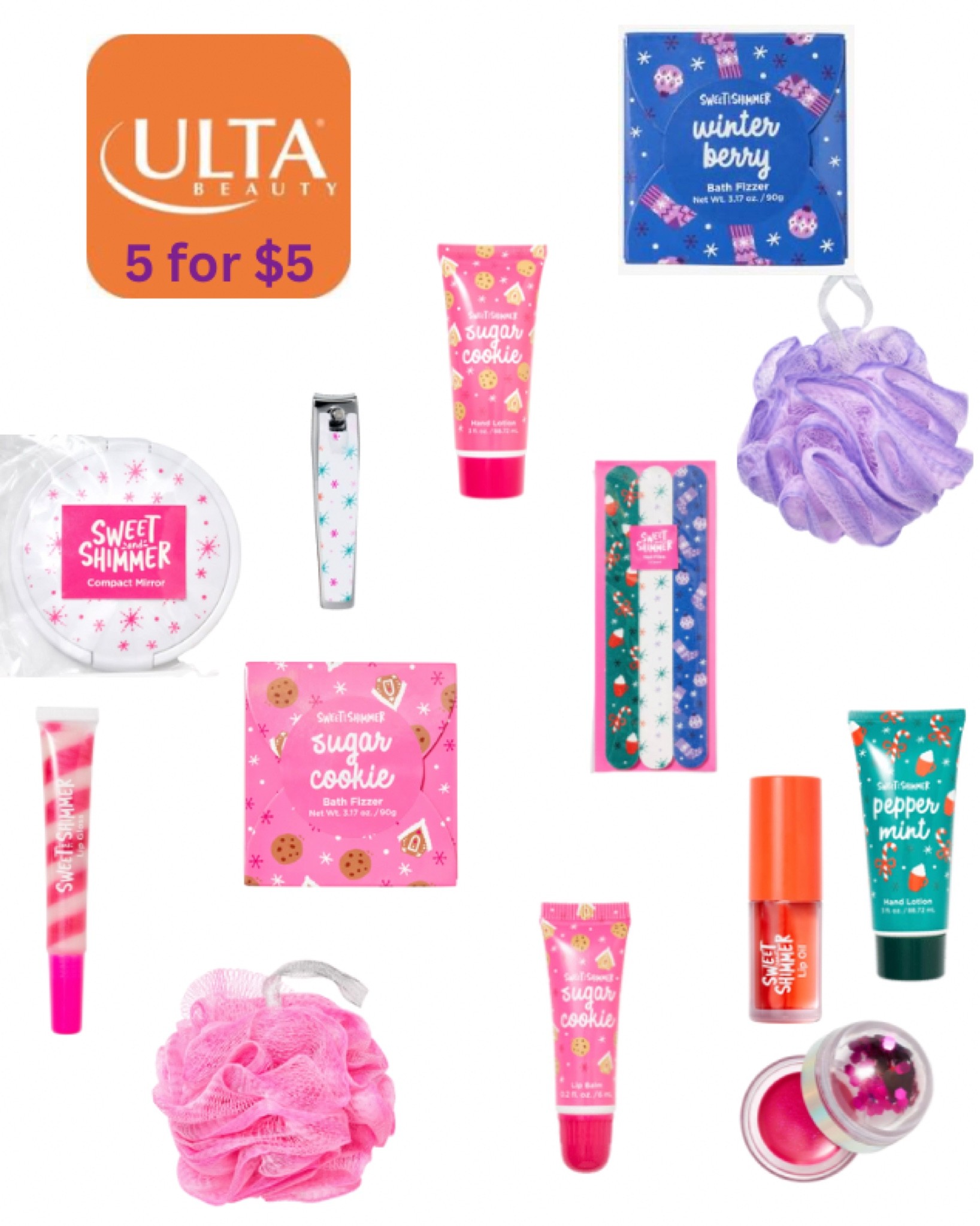 5 for $5 deal at Ulta

Holiday sale. Ulta. Ulta beauty. Ultra sale. 5 for $5  

#LTKunder50 #LTKHoliday #LTKbeauty