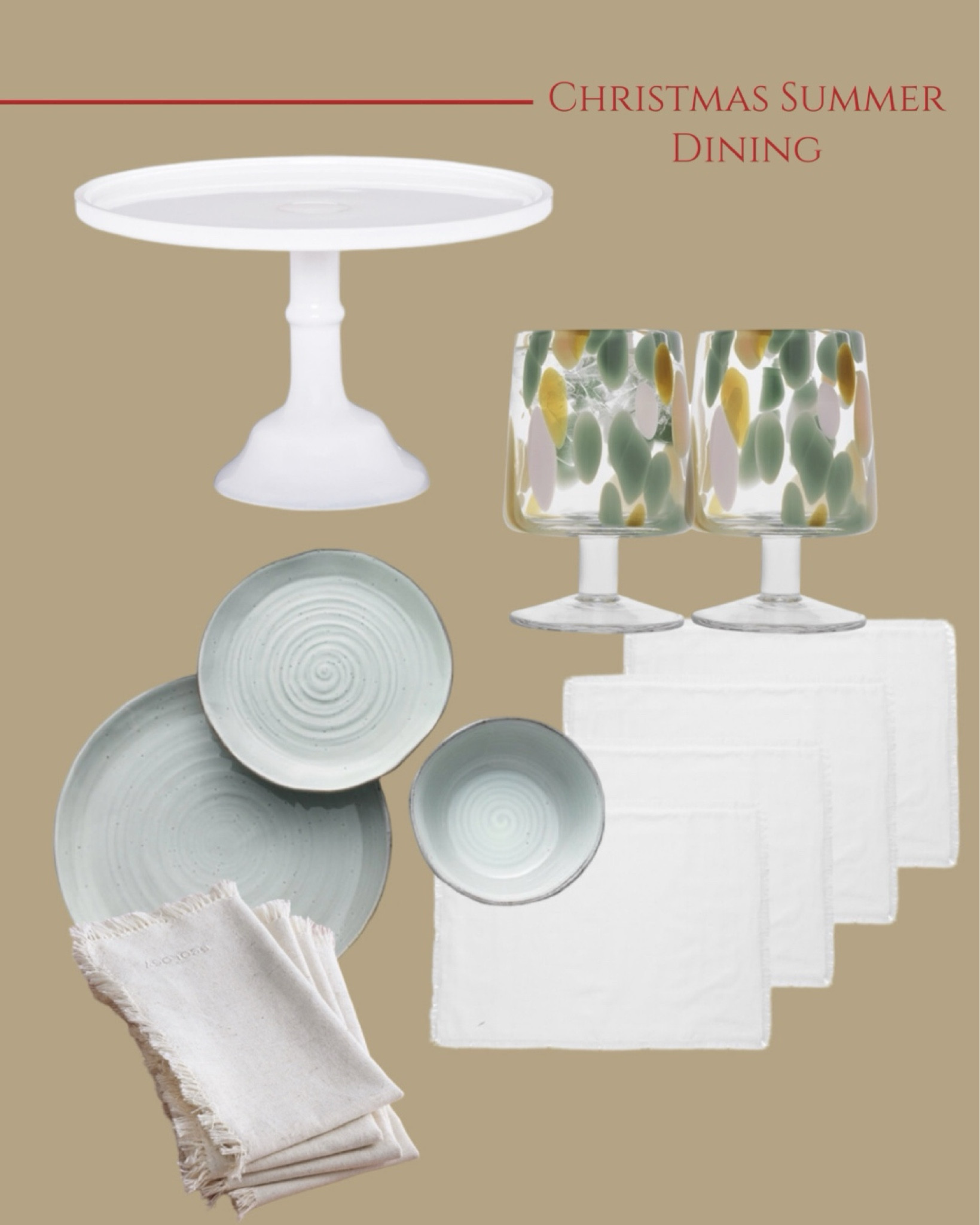 Celebrate the festive season with a fresh take on summer outdoor dining. Think earthy, neutral tones paired with playful patterns and layered textures to create a non-traditional yet timeless table setting. This Christmas, design a holiday table that feels effortlessly chic and perfectly suited for warm, sunny days. What I love most about these curated pieces is their versatility—each one transitions seamlessly through the seasons, making them a lasting addition to your entertaining essentials.

#LTKhome #LTKgiftguide #LTKaustralia