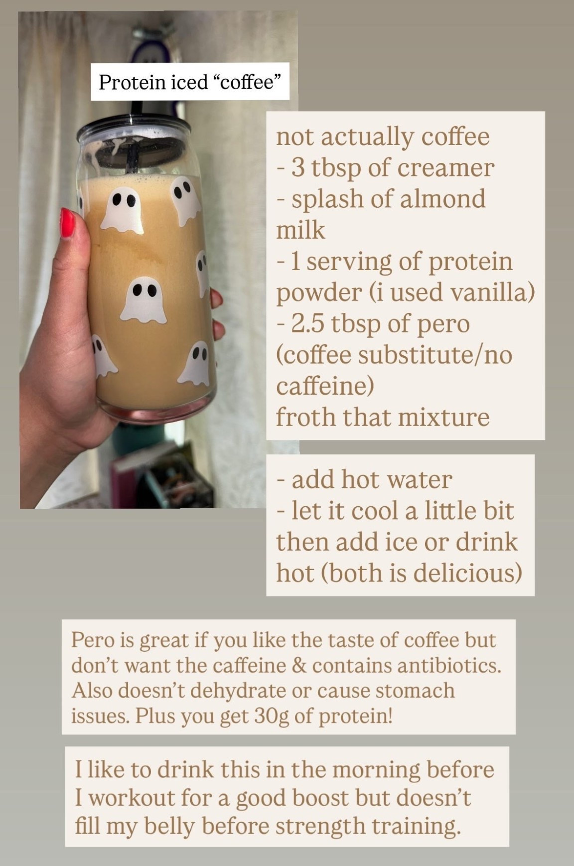 I don’t want to say obsessed… but I’m obsessed with GHOSTS! Mostly the cute aesthetic ones. These cups are at Walmart! Along with other super cute Halloween cups and tumblers. Walmart also carries PERO if anyone wants to try my protein iced “coffee” 🧋Also check out the best frother I’ve ever owned  

#LTKSeasonal #LTKHalloween #LTKFallSale