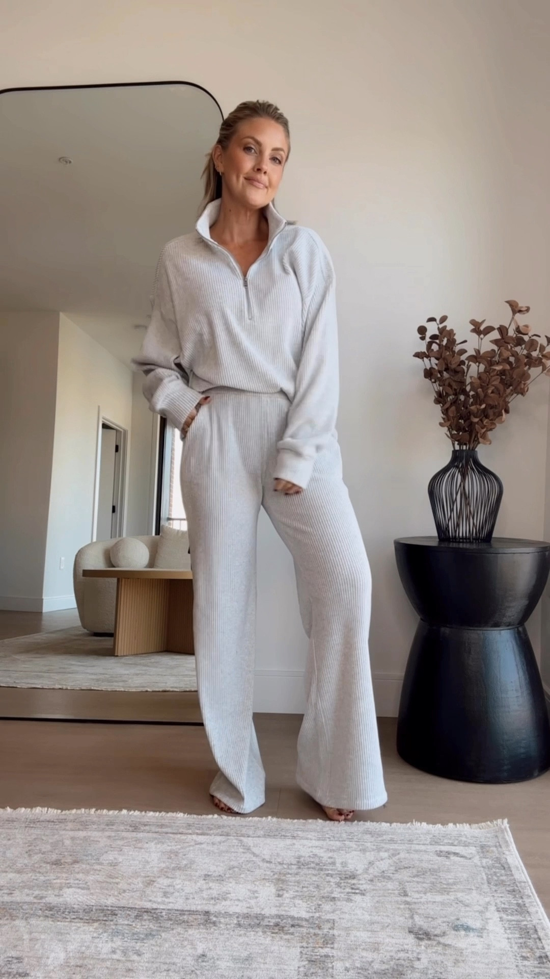 School Drop Off look 🍂
XXS/XS quarter zip / XS lounge pants / XS denim jacket / Gucci clogs run true to size 

#LTKShoeCrush #LTKStyleTip #LTKFindsUnder100