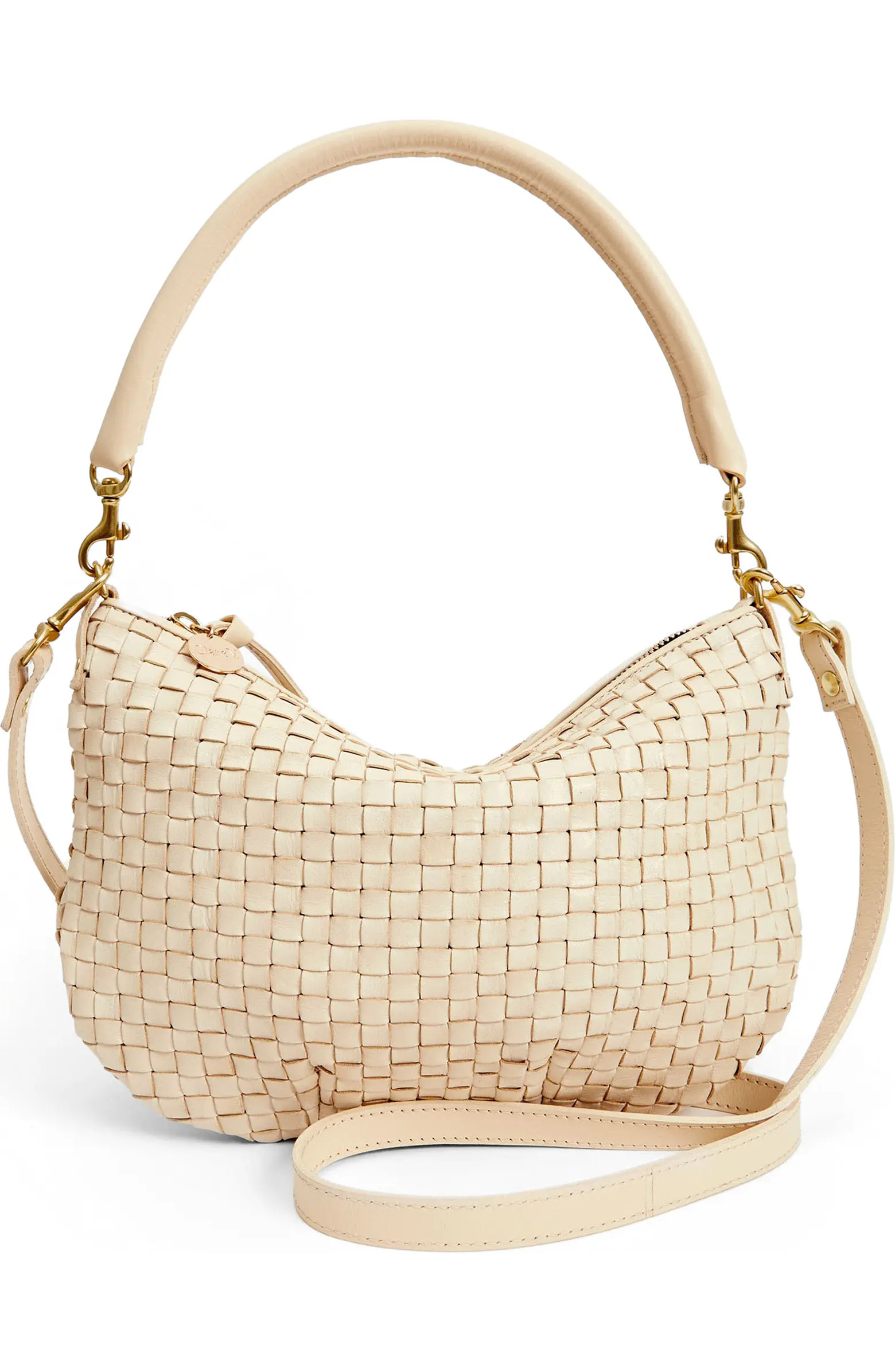 Clare V. Petit Moyen Woven Leather Messenger Bag | Nordstrom | Nordstrom