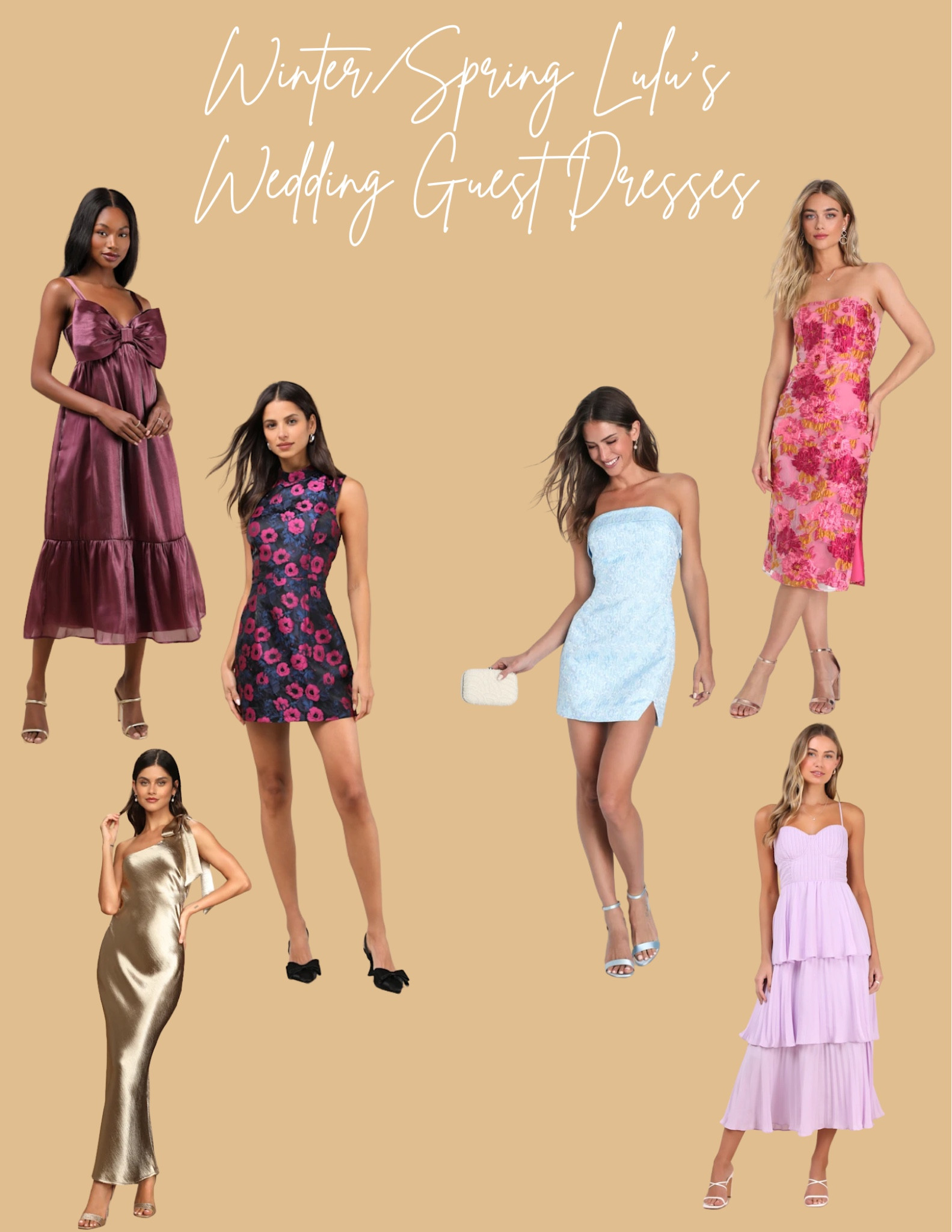 These dresses are a great selection from Lulus for your next rehearsal dinner, wedding, cocktail event!

#LTKWedding #LTKParties #LTKFindsUnder100