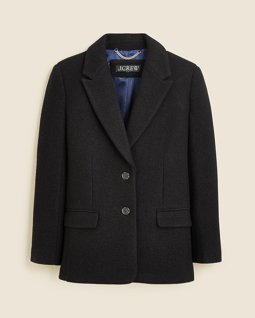 Oversized blazer-jacket in boiled wool | J. Crew US