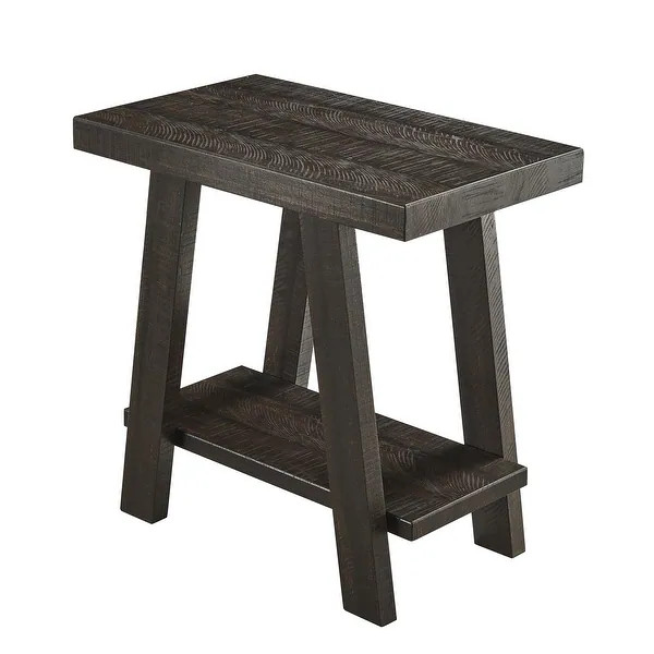 Wood Shelf Side Table - Black - Wood | Bed Bath & Beyond