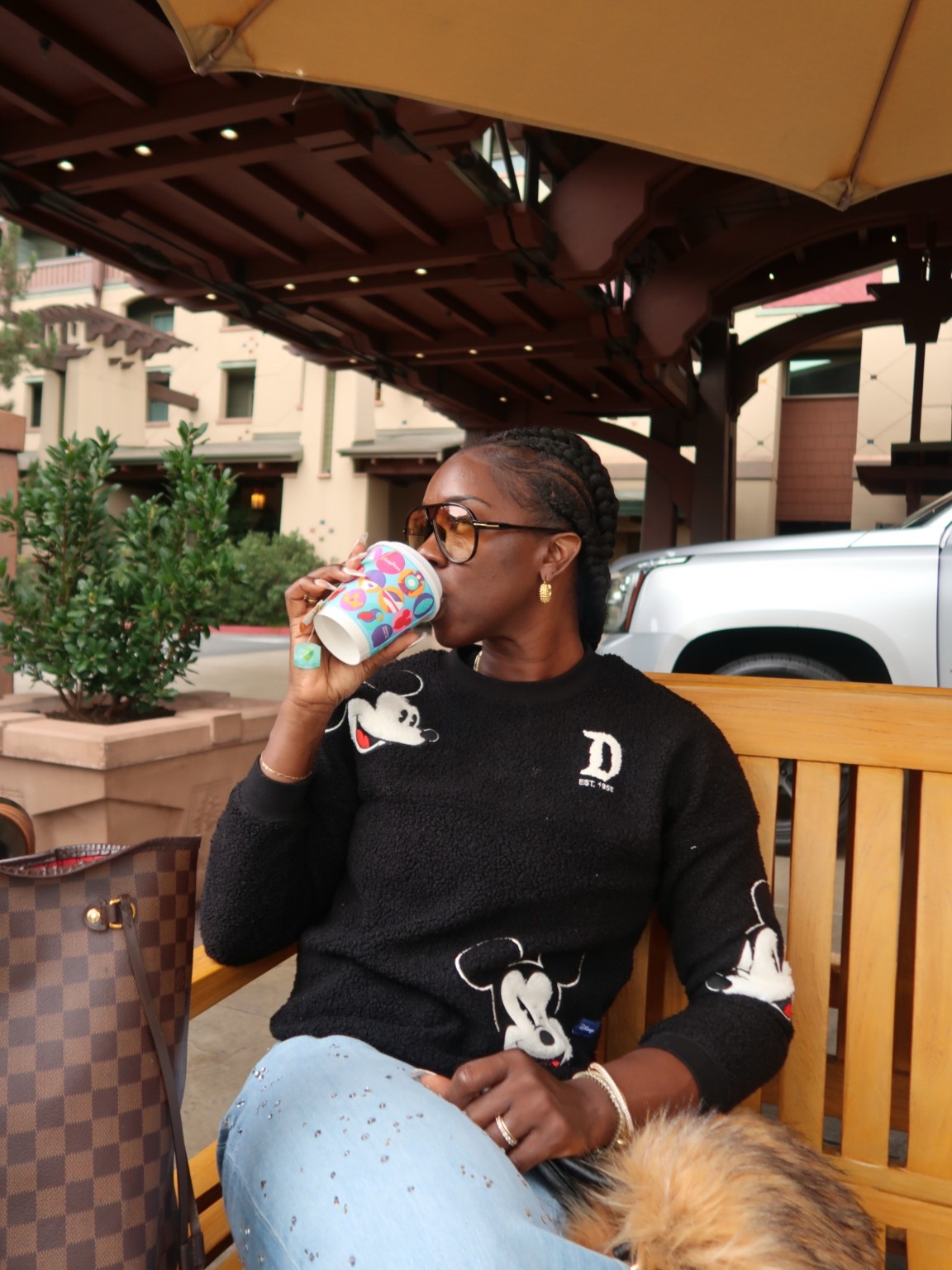 disney morning coffee disneyparks mickey sweater louisvuitton tote bag fall disney outfit ideas cozy travel style mom life content creator aesthetic 

 

#LTKHoliday #LTKStyleTip #LTKFamily