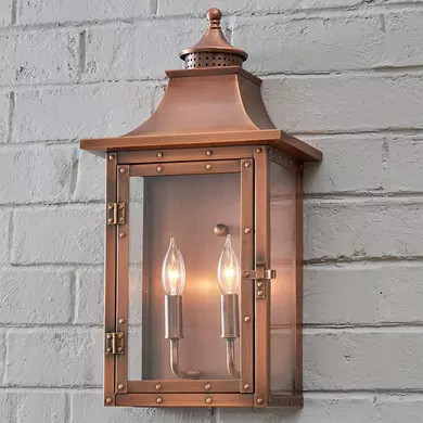 Classic Vented Hood Outdoor Sconce - Large | Shades of Light